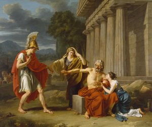 Oidipus vid Colonus av Jean-Antoine-Théodore Giroust