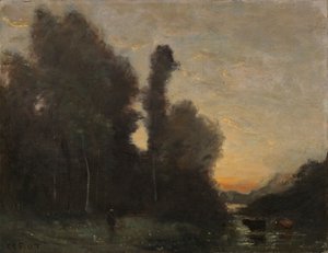 Landskap, kvällsstämning
