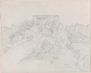 Utsikt över Narni av Jean-Baptiste-Camille Corot