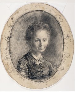 Porträtt av Mademoiselle de Montfort av Jean-Baptiste Carpeaux