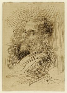 Porträtt av general de Montfort (s. 6 i albumet) av Jean-Baptiste Carpeaux