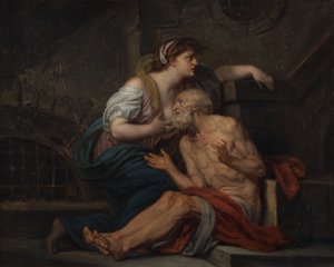 Cimon och Pero: "Roman Charity" av Jean-Baptiste Greuze