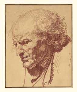 Huvud av en gammal man av Jean-Baptiste Greuze