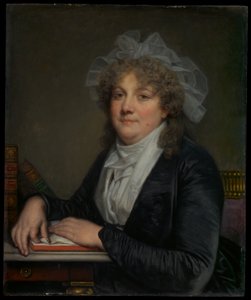 Madame Jean-Baptiste Nicolet (Anne Antoinette Desmoulins, 1743-1817) av Jean-Baptiste Greuze