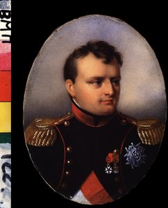 ""Porträtt av kejsar Napoleon I Bonaparte (1769-1821)"" Akvarell och gouachemålning av Jean Baptiste Isabey (1767-1855) Tidiga 1800-talets institut för rysk litteratur IRLI (Pushkin-huset), Sankt Petersburg av Jean Baptiste Isabey
