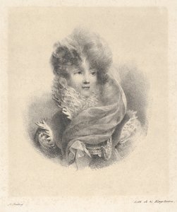 Porträtt av Mademoiselle de Pavant