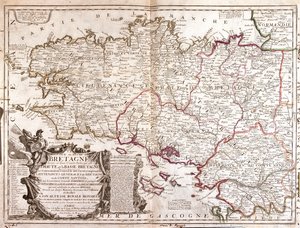Bretagne, östra Pays-de-la-Loire, Frankrike av Jean Baptiste Nolin