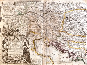 Sydöstra Tyskland, södra Tjeckien, Österrike, västra Slovakien, västra Ungern, Slovenien, Kroatien, Bosnien och Hercegovina