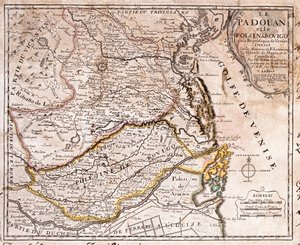 Sydöstra Veneto, nordöstra Emilia-Romagna, Italien