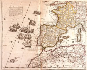 Spanien, Frankrike (med Korsika), Belgien, Tyskland (delstater: Nordrhein-Westphalen, södra Niedersachsen, södra Sachsen-Anhalt, Hessen, Thüringen, Sachsen, Rheinland-Pfalz, Saarland, Baden-Württemberg, Bayern), Luxemburg, Österrike, Schweiz, Italien (Regi