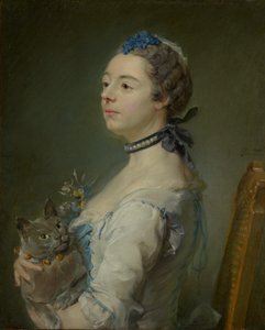 マグダレーヌ・ピンスループ・ド・ラ・グレンジ、パルセヴァルスウェディッシュ生まれ av Jean Baptiste Perronneau