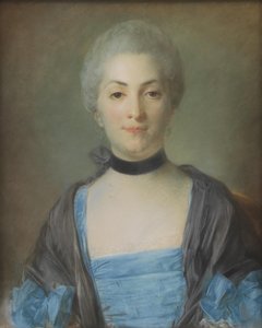 Porträtt av en dam av Jean-Baptiste Perronneau