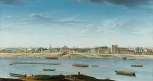 Port Saint-Bernard vom Arsenal aus gesehen von Jean-Baptiste Raguenet