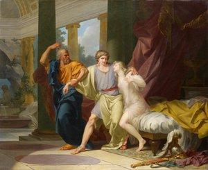 Sokrates river bort Alcibiades från sensualitetens omfamning