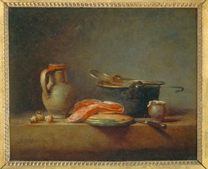 La marmite de cuivre - Stilleben med kopparkanna ...