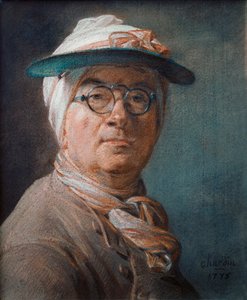 Självporträtt av Chardin, kallad " a l