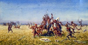 Le prince imperial dödas i Zululand av Jean Charles Pellerin