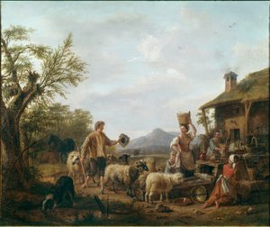 Der junge Schäfer von Jean-Daniel Huber