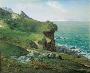 Klipporna i Gréville av Jean Francois Millet