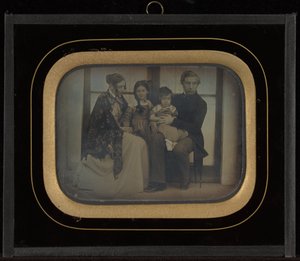 Porträtt av familjen Regny på Beaulieu av Jean Gabriel Eynard