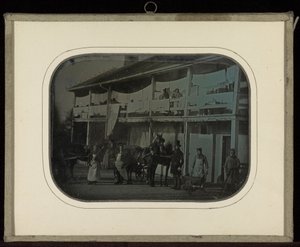Bakifrån av Jean-Gabriel Eynards hus på landet vid Beaulieu av Jean Gabriel Eynard