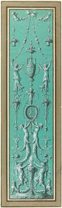 Panel av arabesker för Hôtel de Salm, Paris