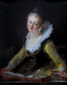 Fantasifigur. Förmodat porträtt av Anne-Louise Brillon de Jouy av Jean Honore Fragonard