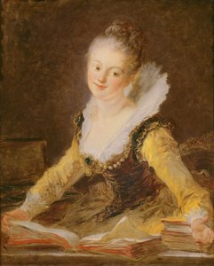 The Study, or The Song, ca 1769 (olja på duk) av Jean Honore Fragonard
