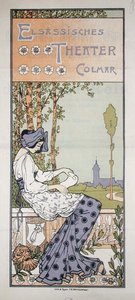 Program för Alsace Theatre i Colmar av Jean Jacques Waltz