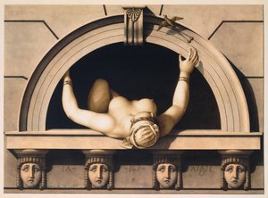 Han är fri (Il est Libre), ca. 1798 (akvarell på papper)