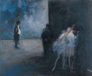 Backstage – Symfoni i blått av Jean-Louis Forain