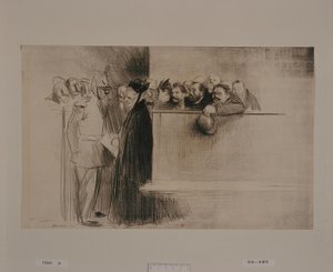 Audiensen (3:e tavlan) av Jean-Louis Forain