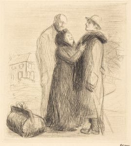 Den förlorade sonens avfärd (första tavlan, vertikal) (The Departure of the Prodigal Son) (första tavlan, vertikal)