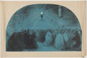 Lourdes, 1914, den 25:e internationella eukaristiska kongressen av Jean-Louis Forain