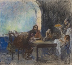 Nattvarden i Emmaus av Jean-Louis Forain