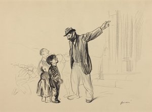 a) Deras fäders engelska (framsidan); b) Man with Cigarette (baksidan)