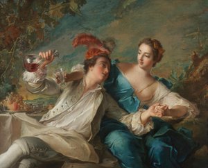 De älskande av Jean-Marc Nattier