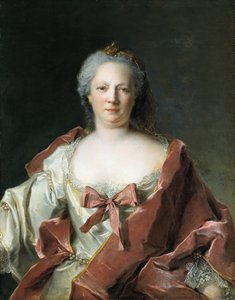 Porträtt av Anna Elisabeth Leerse av Jean-Marc Nattier