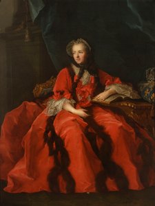 Porträtt av drottning Maria Leszczyńska av Jean-Marc Nattier