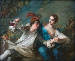 De älskande av Jean-Marc Nattier