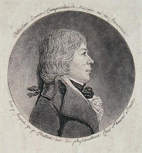 Sebastien Demar (1763-1832) graverad av Gilles-Louis Chretien (1754-1811) (gravyr)
