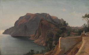 Capri, ca 1845 (olja på tyg)