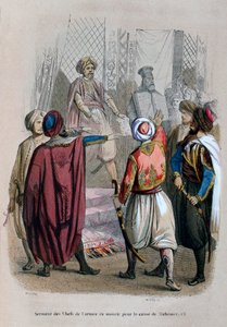 Arméns befälhavares ed att dö för Mehmet Alis sak, Egypten, 1805 1847 av Jean Adolphe Beauce