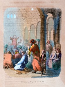 Universell bön för översvämningen av Nilen, Egypten, c1847