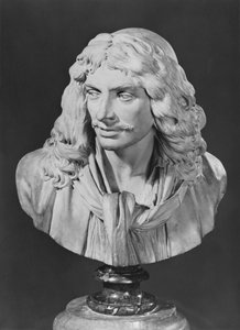 Byst av Jean-Baptiste Poquelin, känd som Moliere, 1781 (terrakotta)