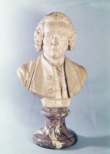 Byst av Jean-Jacques Rousseau (1712-78) (marmor)