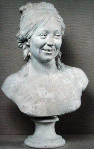 Byst av Madame Houdon, 1786 (gips) av Jean Antoine Houdon