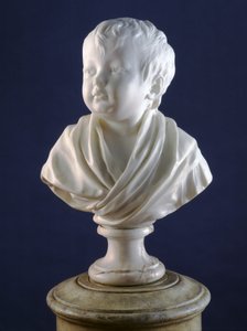 Claudine Houdon, ca 1791 (marmor) av Jean Antoine Houdon