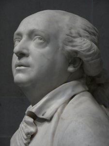 Greve Alessandro di Cagliostro 1743-1795 Detalj, 1786 av Jean Antoine Houdon