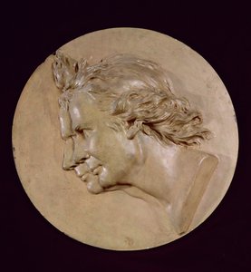 Medaljong föreställande Joseph (1740-1810) och Etienne Montgolfier (1745-99) av Jean Antoine Houdon